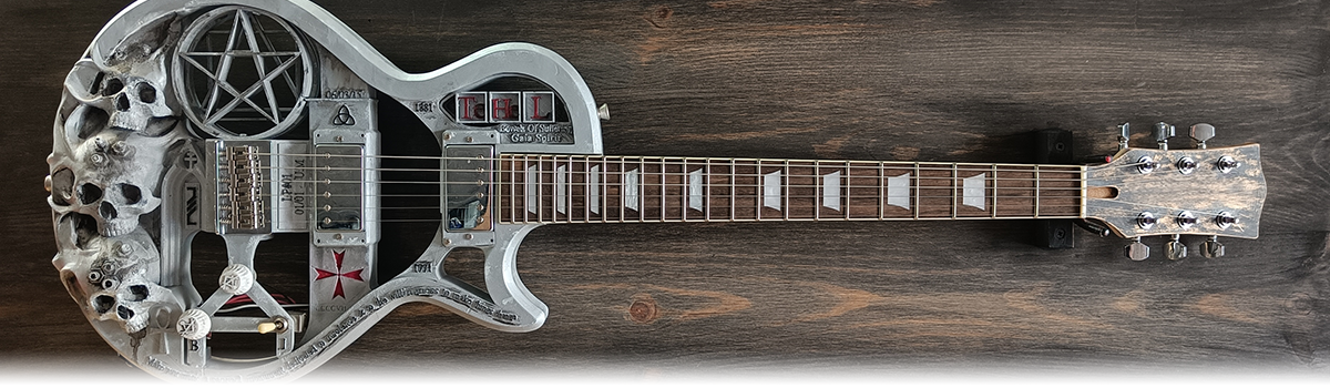 LP#1 _ Broken Dreams – 3D printed Guitar Artwork